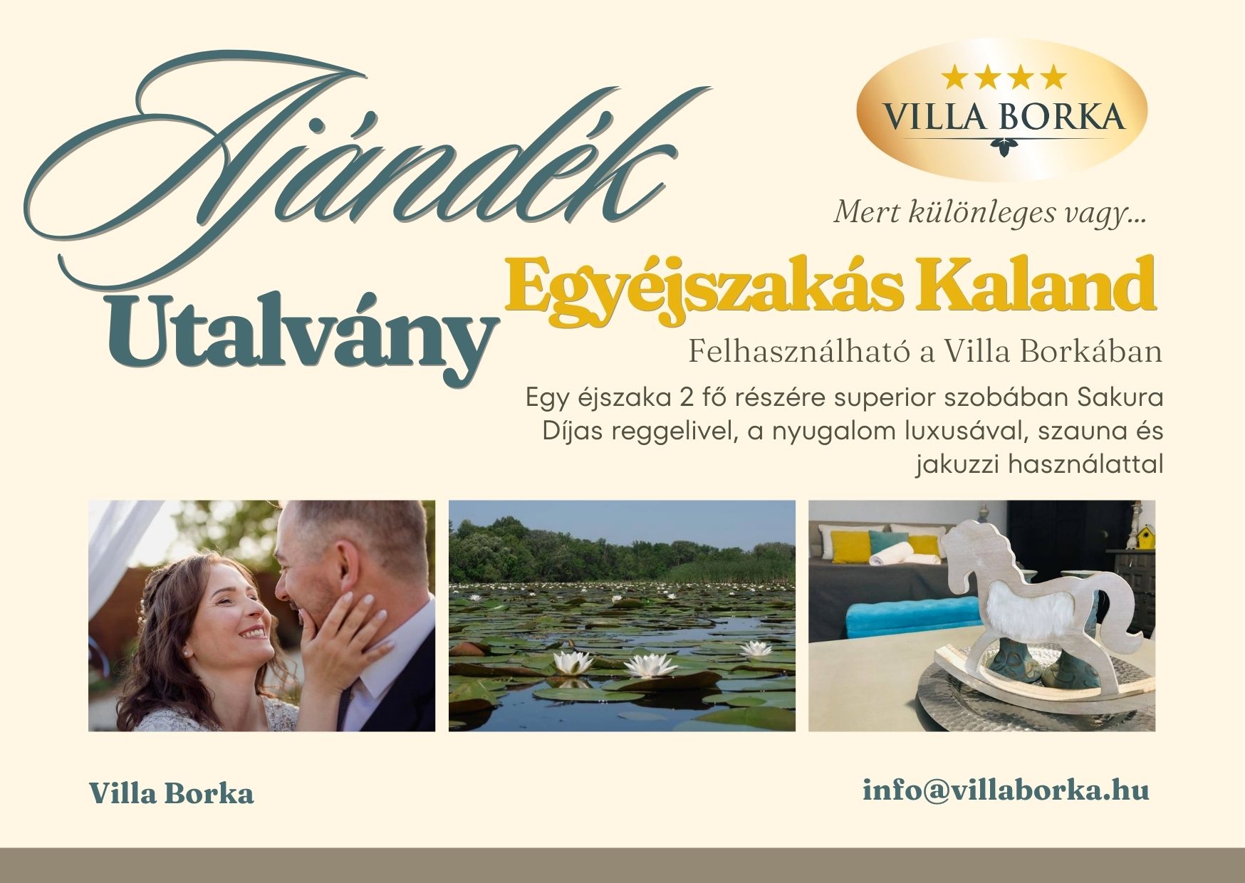 Egyéjszakás kaland ajándékutalvány