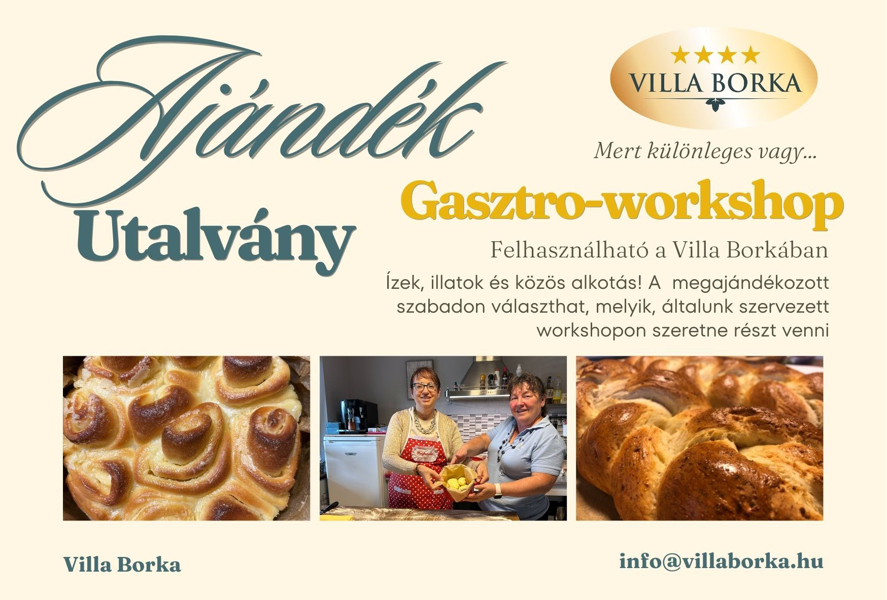 Gasztro_2 Gasztro Workshop Villa Borka utalvány